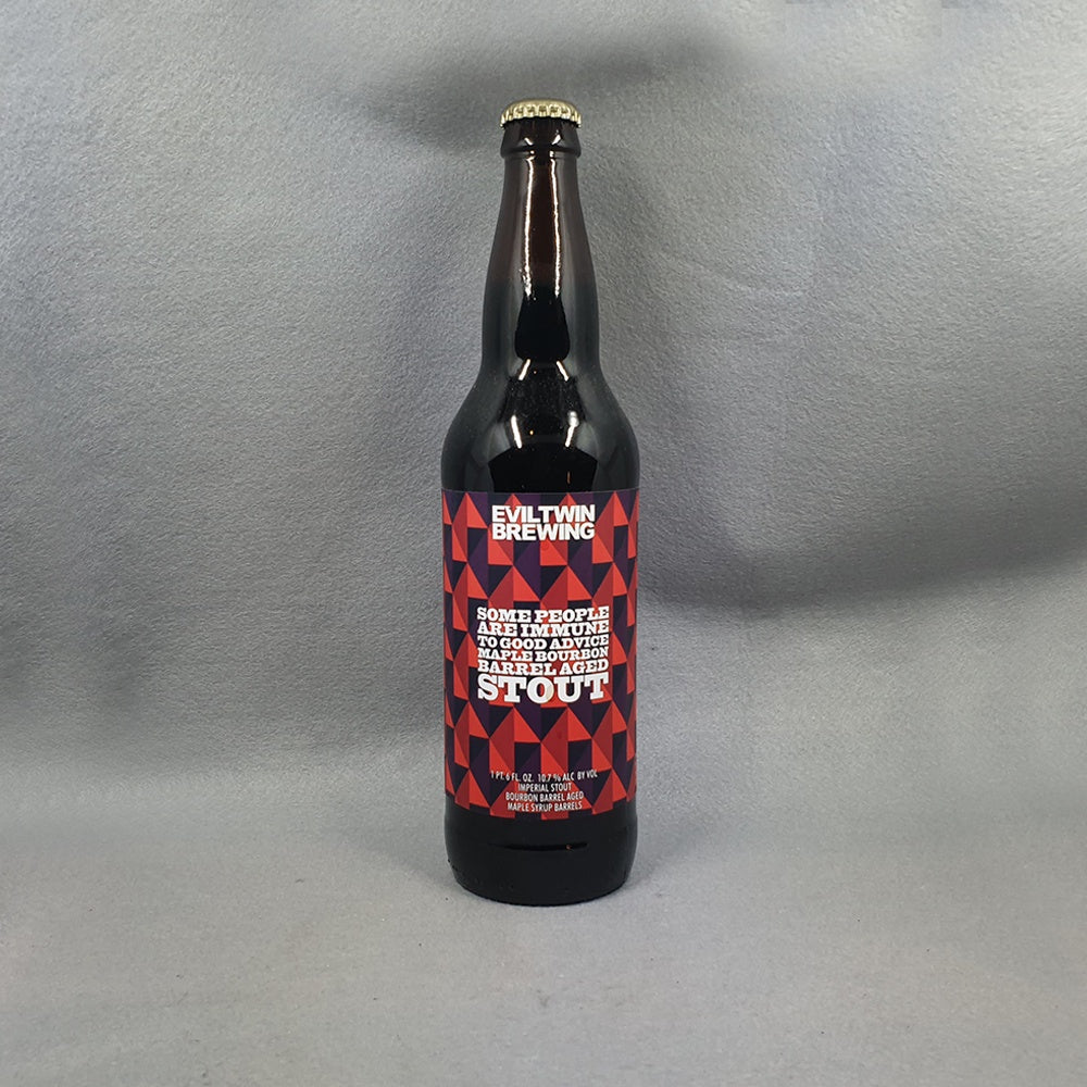 Evil Twin Some People Are Immune To Good Advice Maple Bourbon Barrel Aged