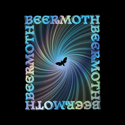 Beermoth 'Spiral' Holographic Foil A3 Poster