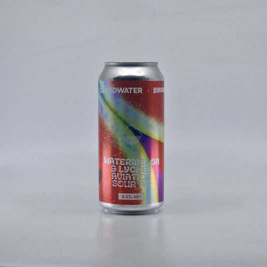Cloudwater (x Bundobust) Lychee & Watermelon Aviation Sour AF