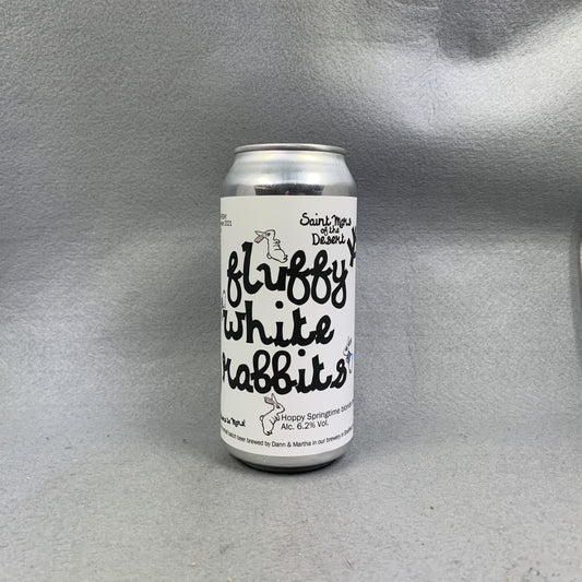 Saint Mars of the Desert Fluffy White Rabbits