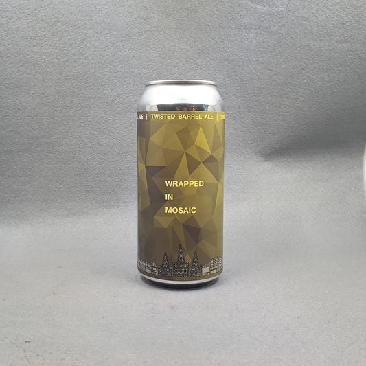 Twisted Barrel Wrapped in Mosaic