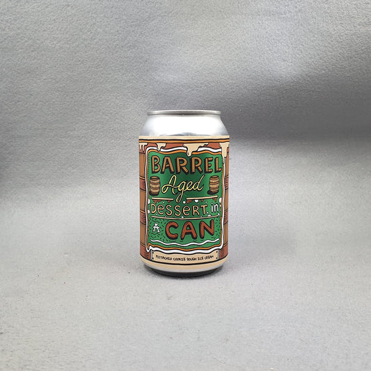 Amundsen Barrel-Aged Dessert in a Can Pistachio Cookie Dough Ice Cream