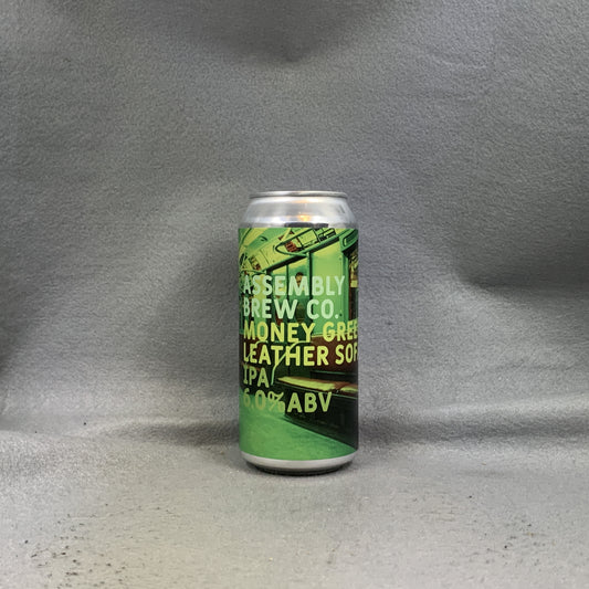 Assembly Money Green Leather Sofa